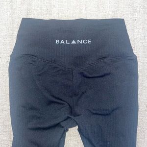 Balance Athletica Black Linear Leggings